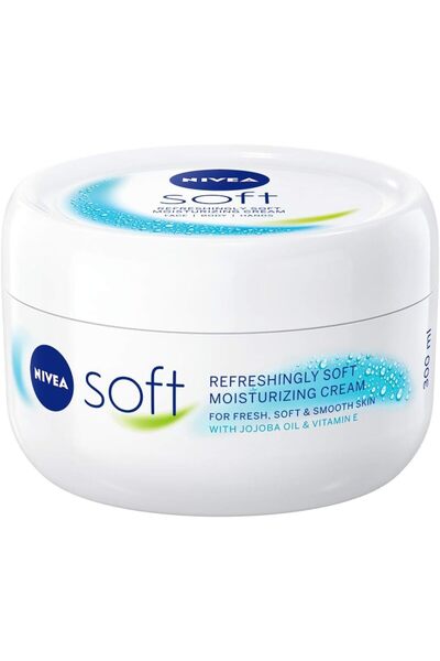 NIVEA Soft Pack of 3 (3 x 300 ml), All-Purpose Day Cream