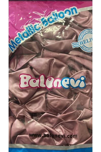 AKTEZ-EL Metallic Rose Gold 10 Balloons