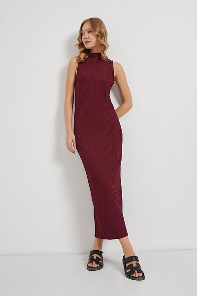 Arma Life Armalife 11163 Textured Sleeveless Maxi Women's Dress