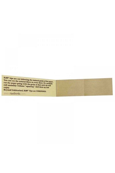 RAW Filtre lungi PROTIPS din canepa nealbita, 60x18mm, 84 filtre