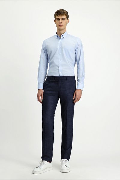 Kiğılı Slim Fit Slim Fit Patterned Lycra Classic Fabric Trousers