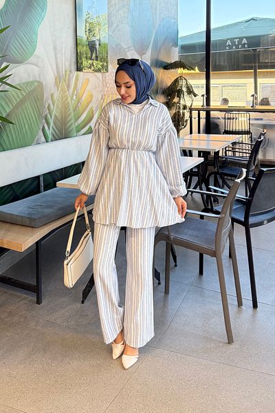 SUWWE Alvia Hijab Top-Bottom Set