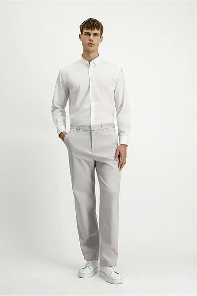 Kiğılı Regular Fit Lycra Canvas / Chino Pants