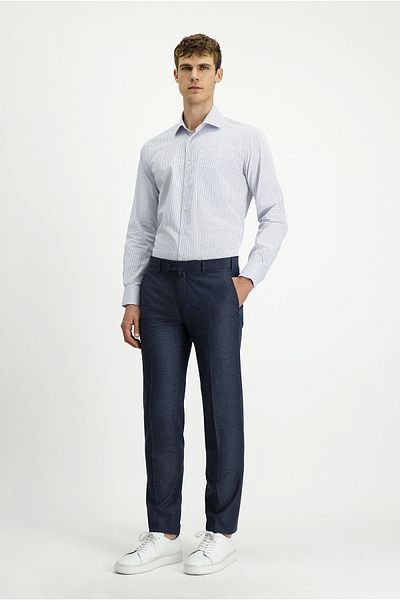 Kiğılı Slim Fit Slim Fit Patterned Lycra Classic Fabric Trousers