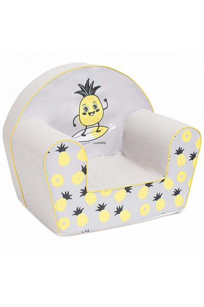divendi-ro Sponge armchair for children, New Baby, pineapple, gray