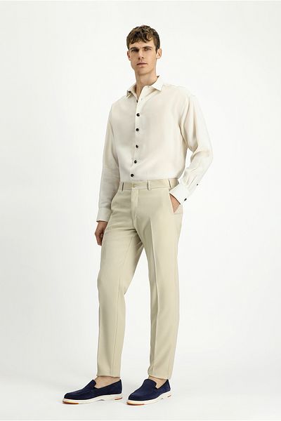Kiğılı Relax Fit Relaxed Cut Lycra Classic Fabric Trousers