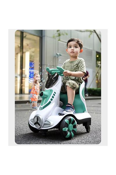 dehkah Electric Ride-On Car for Kids with Bubbles and Lights - Irresistible Fun