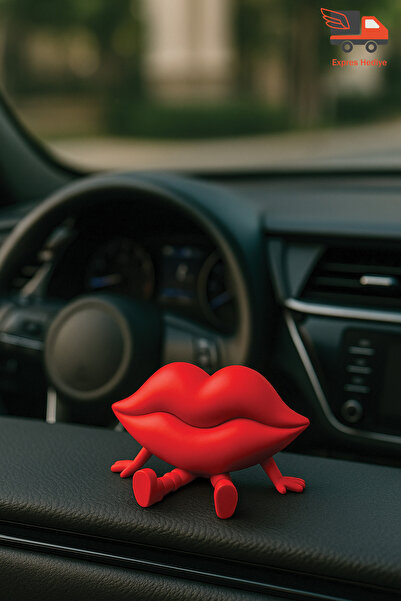 expres hediye زينة الشفاه للسيارة - ملحقات داخل السيارة - ملحقات السيارات