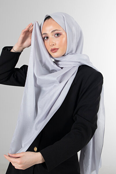 HAREM SCARF Gray Brisa Voile Shawl