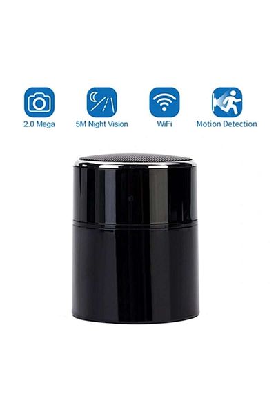 Aishine Camera Spion WIFI Boxa, Full HD, Rotatie senzor 280 grade, WiFi, P2P ,Night Vision,Detectie
