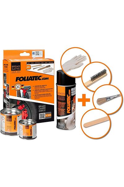 Lock-A-Willy Foliatec 2160 Racing Caliper Painting Set, 3 Pieces, Red
