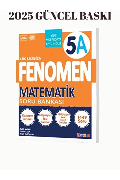 Fenomen Yayıncılık FENOMEN YAYINLARI 5.SINIF MATEMATİK A SORU BANKASI