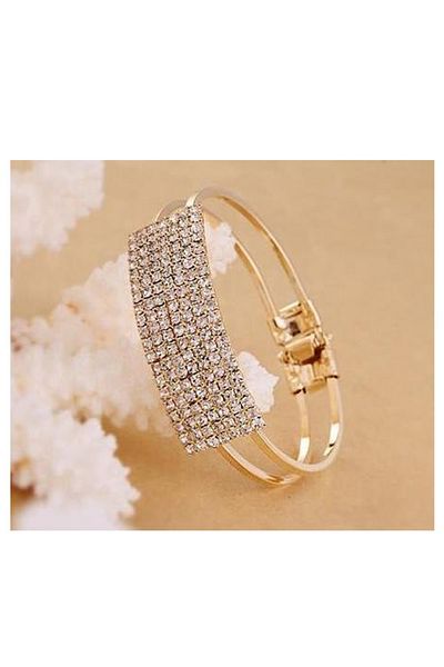 Chiccy Jewelled Handcuff Bracelet