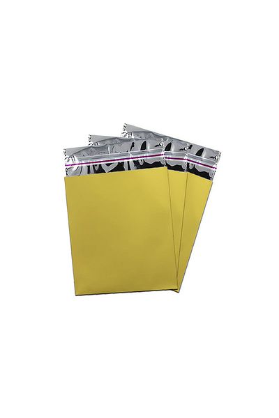 ALPJOY Metallized Bag Luxury 50Pcs 17X25 Gold