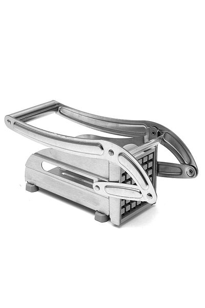 divendi-ro Manual potato slicer, stainless steel, 2 sieves, silver