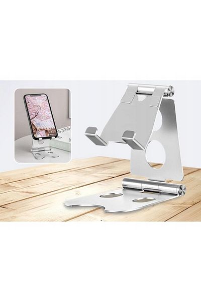 divendi-ro Suport multifuncțional pentru telefon și tabletă, Argintiu - Argintiu