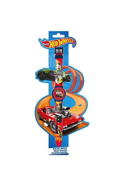 HOT WHEELS Digital Watch, Hot Wheels, Themed Design for Kids