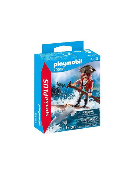 Playmobil Pirate Figure with Raft, Special Plus