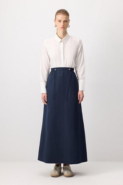 Touché Privé Woven Skirt with Elastic Waist