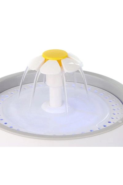 divendi-ro Fântână automată pentru animale de companie, dozator de apă pentru pisici și câini - Alb