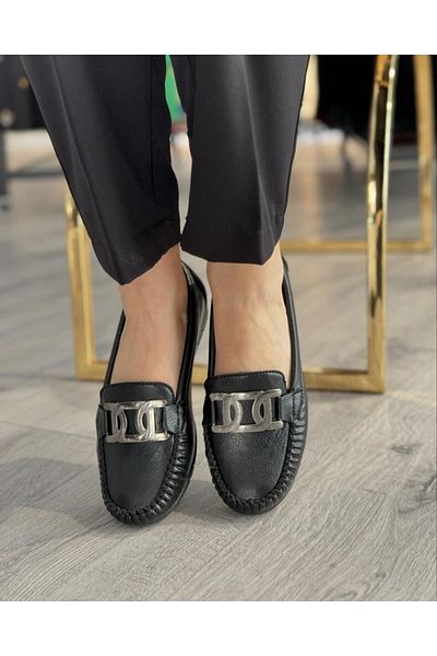 Emel Yıldız Ezgi Buckle Black Pako Shoes