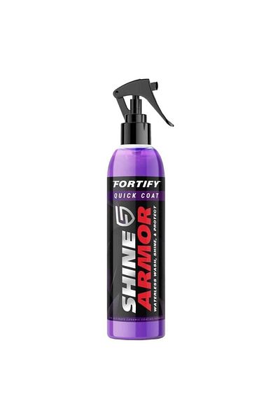 divendi-ro Kit de ceară lichidă, ceramică, Shine Armor, efect hidrofob, 236 ml pentru mașină, scuter, bicicletă
