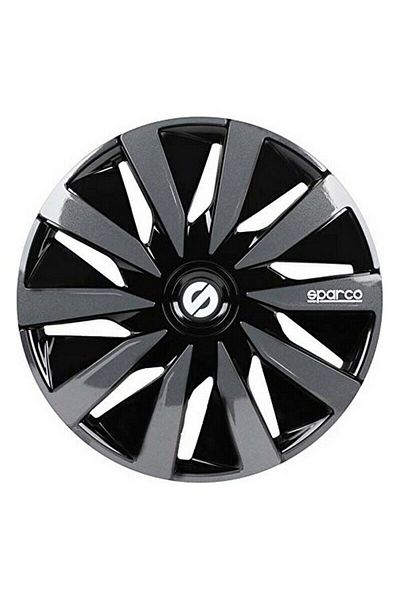 Sparco Capace pentru jante Lazio, 14 inch, negre/gri, set de 4