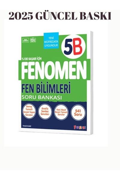 Fenomen Yayıncılık FENOMEN YAYINLARI 5.SINIF FEN BİLİMLERİ SORU BANKASI
