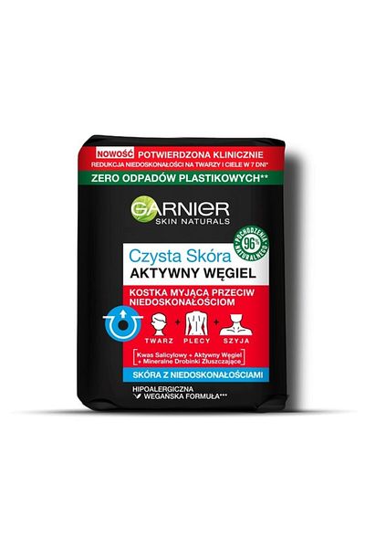 Garnier Săpun de curățare, Skin Naturals, cărbune activ 100g