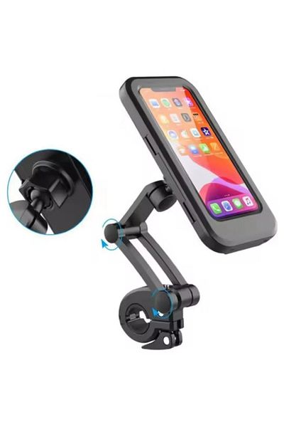 divendi-ro Universal bicycle phone holder - Black