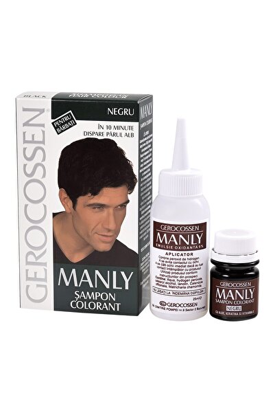 GEROCOSSEN Șampon colorant negru, Gerocossen, 25 ml