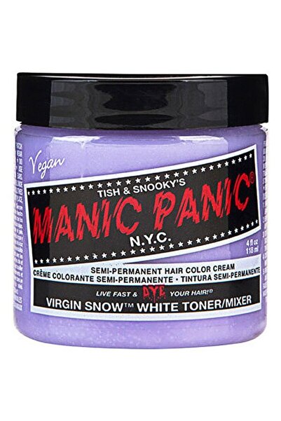 Manic Panic Semipermanent Hair Dye, Manic Panic, Virgin Snow, 118 ml