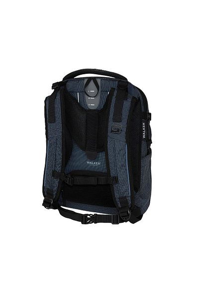 walker Ghiozdan Scolar Pentru Adolescenti, Campus Evo 2.0 Grid Navy, , 32 X 45 X 20 Cm, Albastru