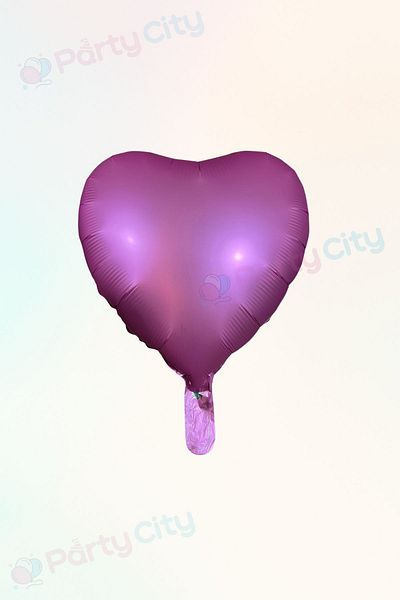 Party City Pink Heart 18 Inch Foil Balloon |   Party & Birthday Ornament |   Helium Compatible Balloon