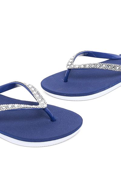 R&B Navy Blue LADIES FLOPS 36-41