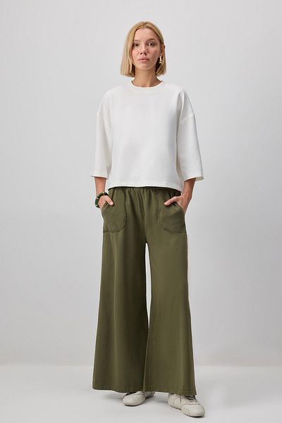 Touché Privé 100% Cotton Wide Leg Pants