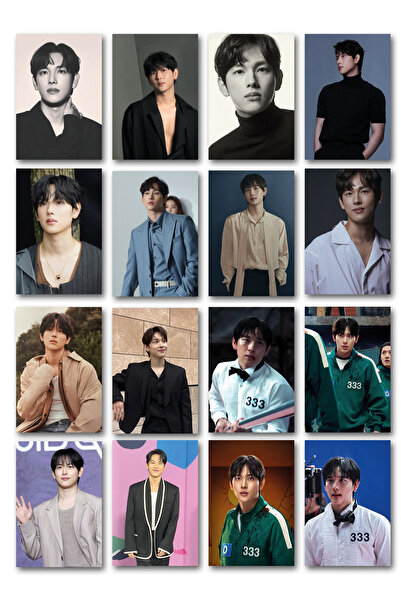 Pankart Evi Player 333 - Im Si-Wan 16 Pieces Mini Squid Game Board Photo Card Set