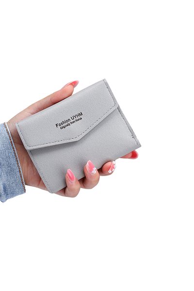 OEM Women's Short Wallet, Korea Style, Gray