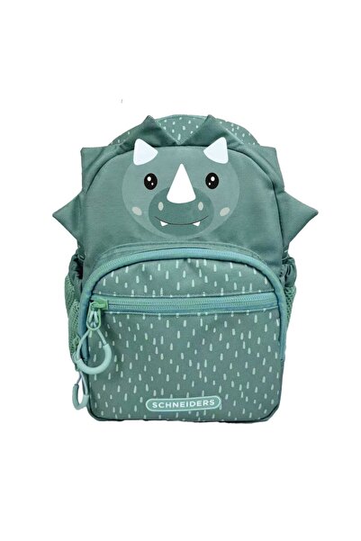 Schneiders Rucsac Gradinita Mini Danny Dino Verde, Kids, 18.5 x 27 x 11 cm, 6...