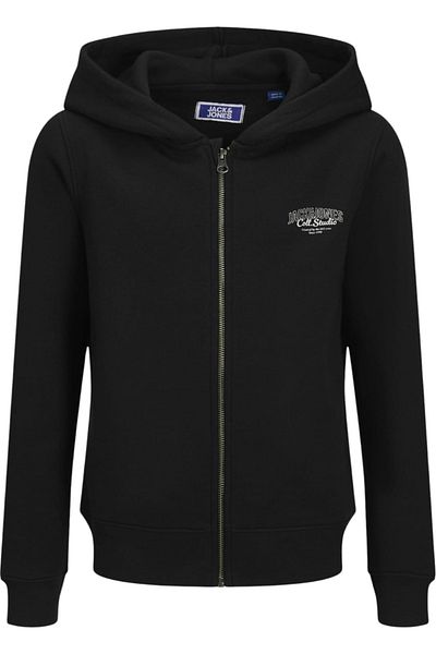 Jack & Jones Trening JACK &JONES Makoto Zip Hood Set JNR - 12287813-Black
