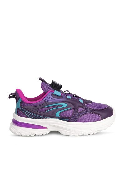 BUCKHEAD 3053 Smart Lace-Up Flex Foam Sole Unisex Children's Shoes. Lilac