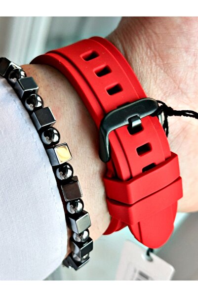 Ferrucci Original Design Watch with Functional Silicone Cord Men's Wristwatch Bracelet Gift