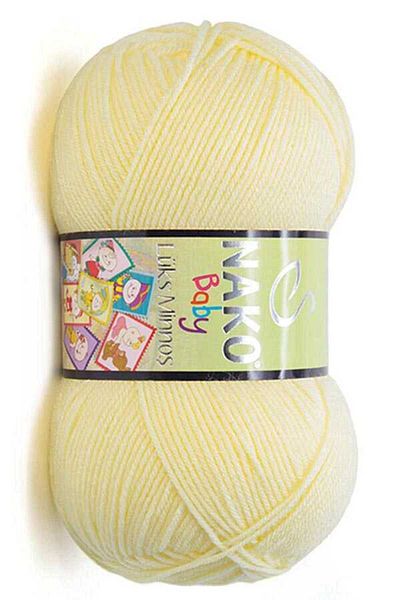 NAKO Luxury Minnoş Hand Knitting Yarn 3664 Lemonade