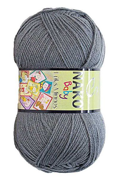 NAKO Luxury Minnoş Hand Knitting Yarn 131 Castle Stone