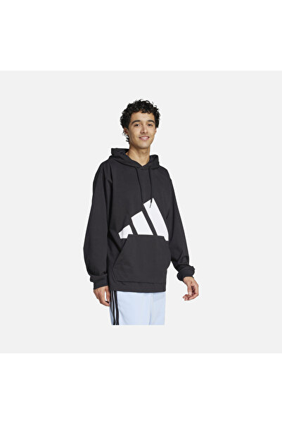 adidas Essentials Big Logo Single Jersey με κουκούλα Μπλουζάκι