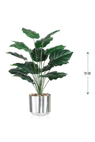 co arma Artificial heart leaf seedling (height 70 cm) plastic pot