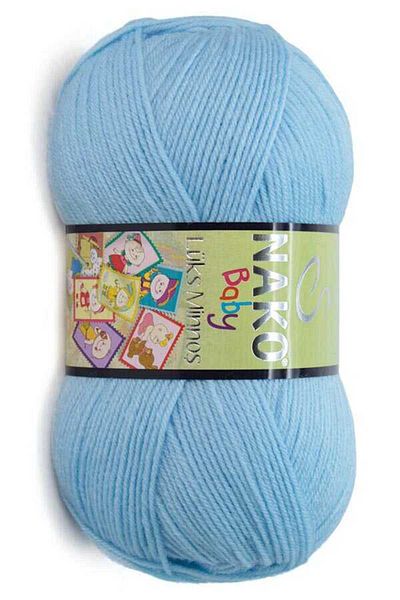 NAKO Luxury Minnoş Hand Knitting Yarn 214 Horizon Blue
