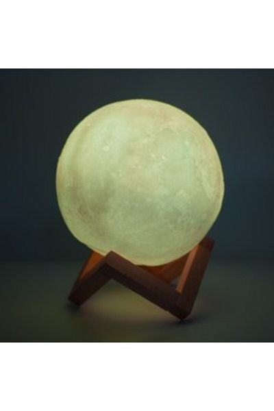 OEM LED Lamp Moon 3D, rechargeable