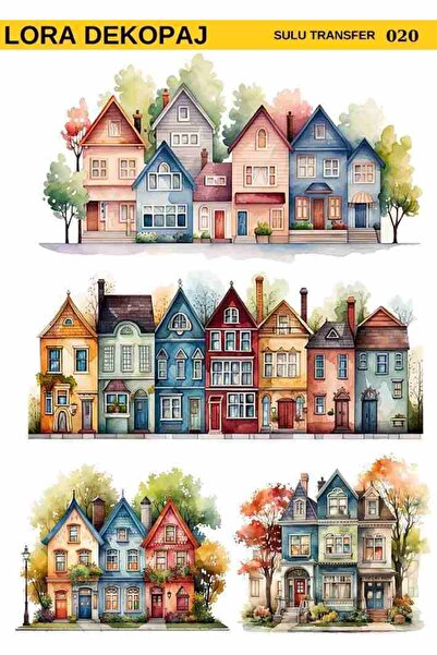 Lora Dekopaj Sulu Transfer Kağıdı - 020 25×35 cm