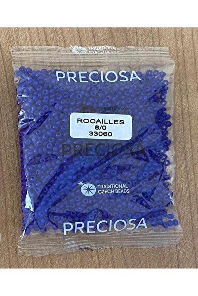 312 KONSEPT 400 броя Preciosa Original 8/0 матови тъмносини мъниста 10 грама ...